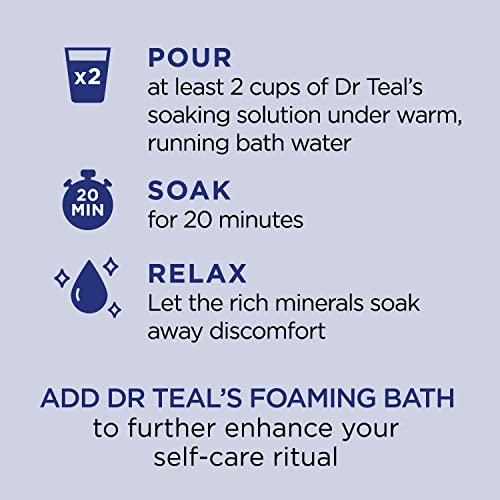 Dr Teal's Pure Epsom Salt Soak, Fragrance Free, 4 lbs