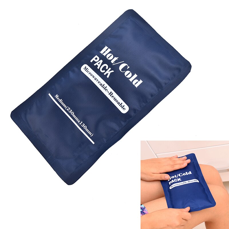 200ml Soft Reusable Hot Cold Therapy Pack Gel Pad Ice Cooling Heating Pads Emergency Pain Relief Sport Compress Microwaveable