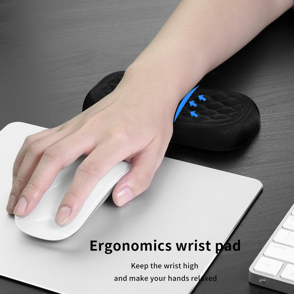 Keyboard and Mouse Wrist Rest Pad Memory Foam for Office or Home.