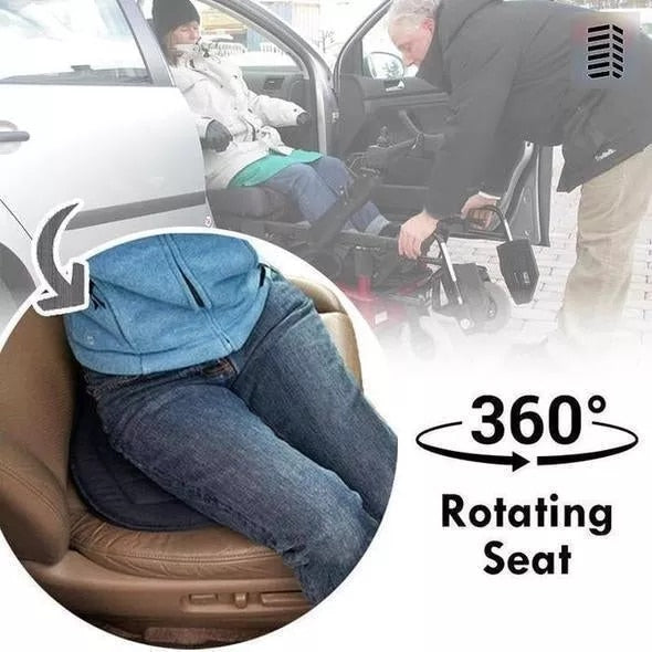 360° Degree Rotating Car Chair Seat Cushion Swivel Cushion Mobility Aid Chair Seat Revolving Cushion Memory Foam Mat Pad