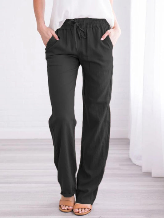 Women's Casual Cotton Loose Jogging Pajama Pants.