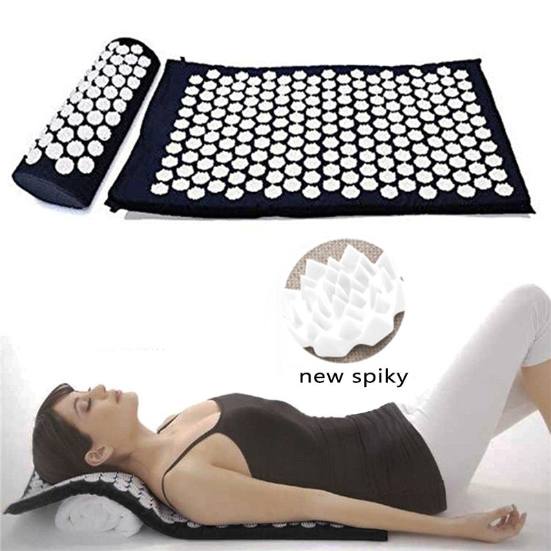 Acupuncture Massage Mat/ Pillow or Spiky Cushion for Therapy Back/ Neck Pain Relief Sciatic Pain Muscle